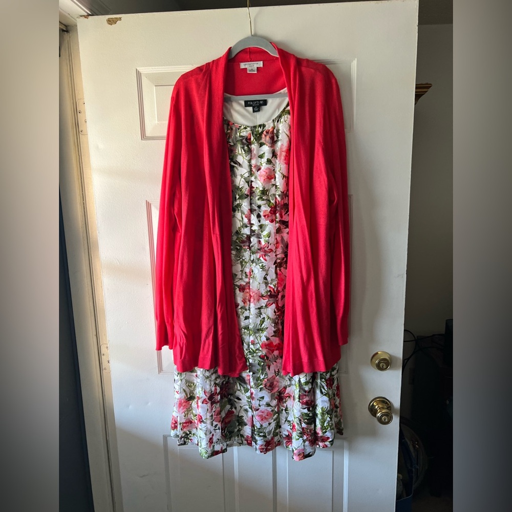 Two Piece dress with Sweater Sz 28w
